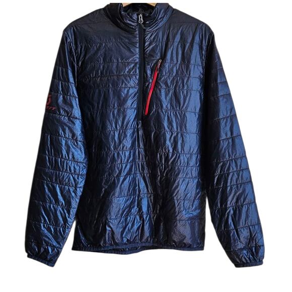 Scott Komati Jacket Lightweight Primaloft Insulation Navy Men's Medium - Picture 1 of 9